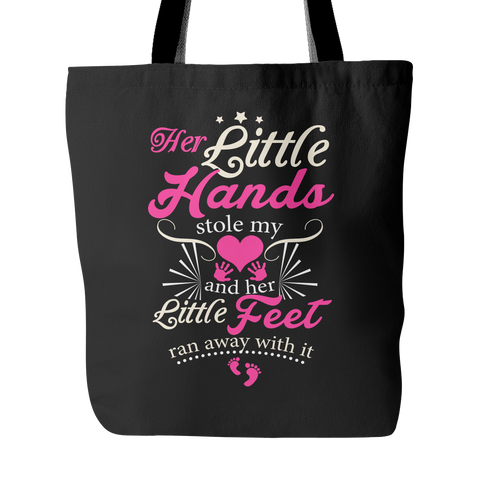 Her Little Hands & Feet Tote Bag