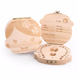 CUTE Wooden Storage Box For Baby Teeth