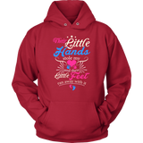 Their Little Hands And Feet Personalised Adult Hoodie
